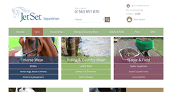 Desktop Screenshot of jetsetequestrian.com